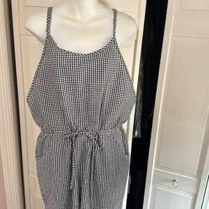 Checkered jumpsuit